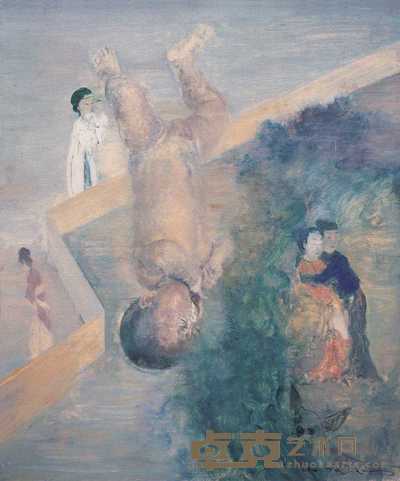 何多苓 2004年作 家庭系列 120×100cm